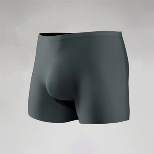 120 one-piece seamless nylon Ice Silk men's underwear boxers manufacturers breathable ultra-thin punch punch D