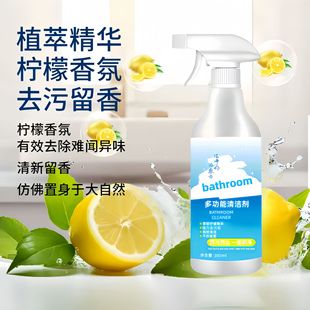 Multifunctional bathroom cleaner tile bathroom glass scale cleaner descaling toilet bathroom cleaner