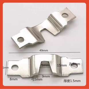 △ Thickened Silver Horizontal Straight Strip Hanging Photo Frame Backboard Dark Hanging Hanging Painting Hardware Accessories Oil Painting Frame Hook Two Hole Pressing Hanging