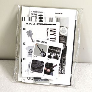 South Korea with OAB hand account material ins wind Korean Nordic wind theme card mobile phone glue sticker bag wholesale