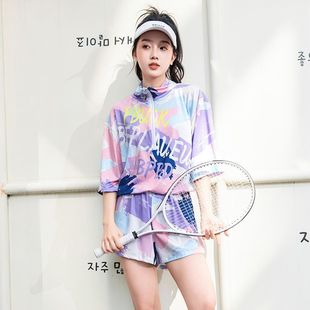 Split Swimsuit Women's Slimming Belly Covering Conservative Three-piece Set 2025 New Student Seaside Blouse Hot Spring Swimsuit