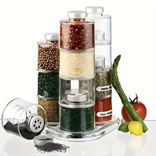 Прозрачная складываемая приправа башня Spice Tower Башня приправ баночка приправ баночка для хранения специй производитель бутылок