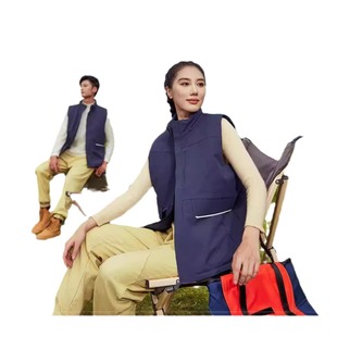 Autumn and Winter Down Cotton Vest Thick Cotton Vest Training Education Cotton Vest Volunteers Red Vest Workwear Vest