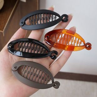 Banana Clip Vertical Clip Pone Tail Hairpin Women's 2024 New High-end Twist Clip Large Hair Multi-premium Headwear
