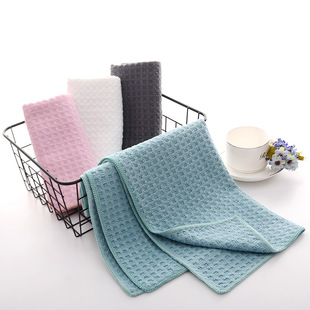 Waffle bath towel adult absorbent quick-drying lint-free face towel bath towel soft skin-friendly wholesale
