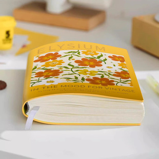 Ins Oil Painting Leather Notebook Pin-card Travel Book Horizontal Line Book Stamp Collection Hand Account Book Collection Chapter Book