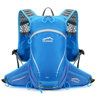 OLEMA Outdoor Mountaineering Bag 16L Hiking Bag Riding Bag Ultra Light Men's and Women's Off-Road Water Bag Kettle Back
