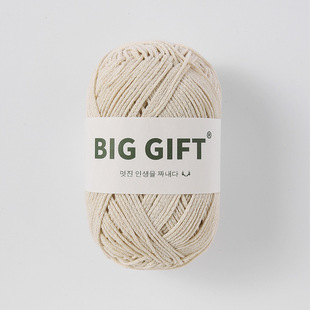 BIGGIFT South Korea 1mm hollow cotton thread cotton linen pure handmade diy crochet woven bag round strand yarn wholesale