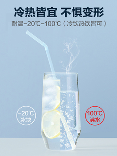 Wholesale Camellia straw disposable maternal children food grade independent packaging single plastic baby elbow drinking water