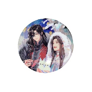 Heavenly Officials Blessing and Blessing Millet Court Room New Snow Double High-face Value Second-dimensional Animation Badge Homemade by Fans