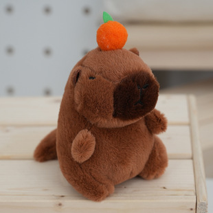 Kapibala Doll Plush Toy Pillow Capybara Keychain Cute Pendant Kabi Bar Gift