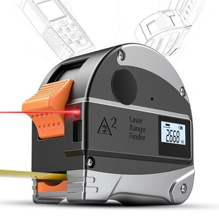 Tape Measure Woodworking 5 m Laser Steel Tape Electronic Ruler Multifunctional Infrared High Precision Measurement 30 m Rangefinder