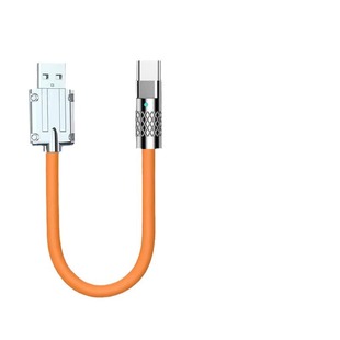 0,3 м 120 Вт супер быстрая зарядка кабель для передачи данных Pao Mobile Power Краткосрочный usb применяется для Huawei Honor Xiaomi