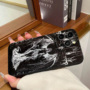 Dark Angel for Apple 16/15/14/13/12 Angel Eye Phone Case iphone11 Soft TPU Cross Border X