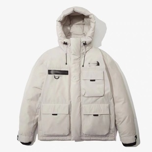 Beijia trendy autumn and winter new hooded multi-pocket overalls cotton-padded jacket men's comfortable warm casual versatile cotton-padded jacket