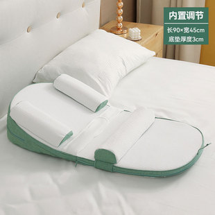 Newborn Baby Slope Pillow Class a Anti-Vomiting Milk Overflow Milk Choking Bed Mid-Bed Spine Protection Cushion Adjustable Slope Cushion