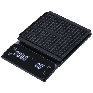 Coffee Scale High Precision Chronograph Home Commercial Kitchen Electronic Scale Small Hand Bumper Food Baking Mini gram Scale