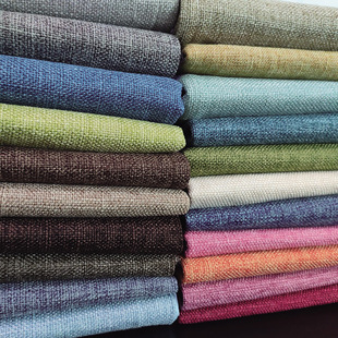 Plain Sofa Fabric Handmade DIY Thickened Linen Cotton and Linen Solid Color Old Coarse Canvas Tablecloth Pillow Fabric