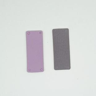 Free Shipping Color Blank Label 2x 5cm with hole for hand sewing Decorative Leather Label Shoes Hat Scarf Gloves Decorative Label