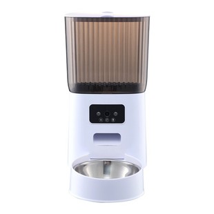 Pet intelligent automatic feeder timing quantitative feeding machine visual remote control cat food dog food double bowl wholesale