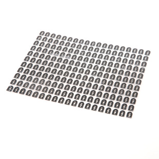 Shenzhen factory supply acrylic PC heart rate black lens hospital equipment display panel in stock wholesale