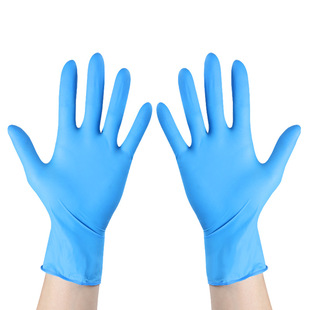 high quality disposable nitrile gloves thickened durable latex food grade kitchen protective rubber wear-resistant laboratory