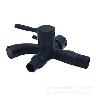 Factory-produced magnifying glass multifunctional kitchen balcony bathroom faucet one in two out faucet