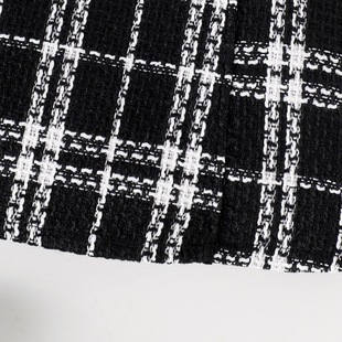 Children's clothing Черная рубашка с длинными рукавами Черно-белая сетка Короткая юбка Набор для девочек Трансграничная Амазонка