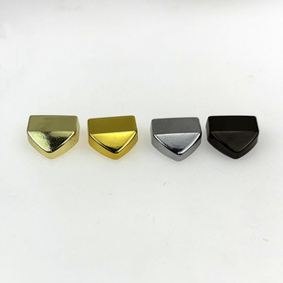 4 min width 12.5mm triangle metal zipper tail clip handbag hardware accessories zipper tail plug