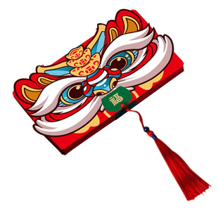 2023 rabbit year national fashion red envelope personalized creative New Year lucky envelope red envelope folding version TikTok cartoon