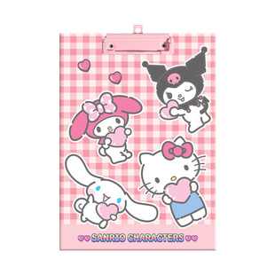 Поданная папка Sanrio Paper A4 Шина для досок для досок для теста для досок для хранения