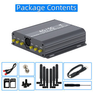 Модуль NGFF M.2 3G/4G/5G к адаптеру USB 3,0, 6 антенн с вентилятором, две SIM-карты