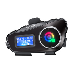 Q58MAX шлем Bluetooth-гарнитура FM-светодиодная музыка реверберация совместного домофонного освещения полнофункциональная езда гарнитура