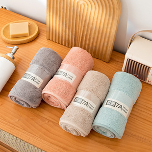 7A Antibacterial Towel Separate Packaging Coral Fleece Towel Thickened Household Class A Facial Towel Factory Wholesale Printing logo
