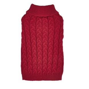 Pet sweater high collar design a variety of fashionable color knitted three-dimensional twist high elastic soft two-legged dog clothes