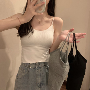 Sling Beautiful Back Wrapped Chest Vest Women's Inner Wearing Outer Wearing Base Anti-running Light Belt Chest Pad Gathering Sports Vest Underwear Women