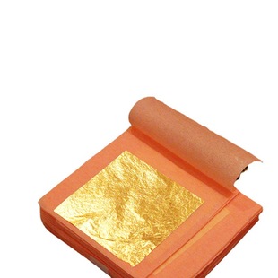 Leng Zhi Pai [24k Pure Gold Foil] Gold Content 99% Big Factory Spot Gold Buddha Statue Gold Foil Paper