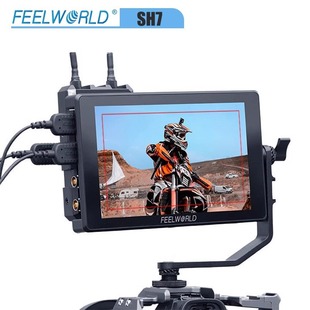 FEELWORLD ФУЙДЕТ Фотография 7-дюймовый монитор SH7 Сигналы могут быть преобразованы с внешним питанием 2200 ярких экранов