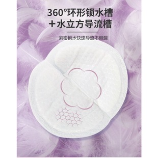 Disposable Anti-overflow Milk Pad Antibacterial Postpartum Anti-spitting Milk Anti-leakage Milk Paste Antibacterial Factor Anti-leakage Milk-proof Monthly Feeding