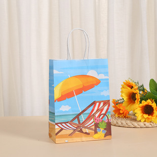 Creative Cartoon Packaging Bag Summer Ocean Series Candy Gift Bag Fun Children's Day Gift Shopping Bag Batch M