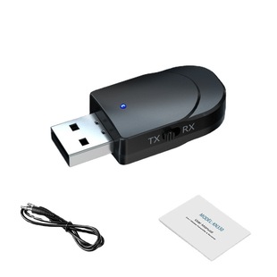 USB Bluetooth 5,0 аудиопередатчик приемник переключатель два-в-одном компьютерный ТВ-адаптер автомобильный двойной выход