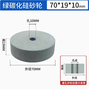 Grinding wheel 100/125/150/200/250 ceramic grinding wheel Brown corundum flat grinding wheel green silicon carbide White corundum