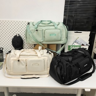 Amazon New Style Fitness Bag with Independent Shoes Large Capacity Luggage Bag Single Shoulder Crosbody Luggage Bag for Short-distance Travel