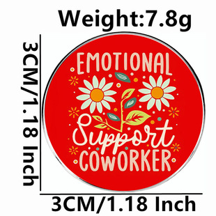 Emotional Value Brooch from Colleagues Sunflower Pin Badge Metal Alloy Badge Accessories