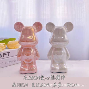 [full network explosions 60W] violent bear ornaments high-grade ceramic living room porch TV cabinet piggy bank decorations