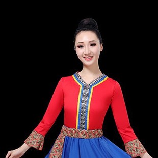 Clearance broken code processing, Tibetan dance performance clothing women's blouse square dance clothing blouse dancing clothes