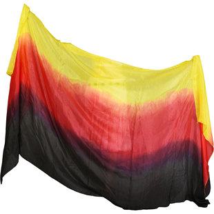 Belly Dance Gauze Scarf Dance Gauze Scarf Silk Gradient Color High-end Mulberry Silk Scarf for Adults and Kidsren Professional Hand-thrown Gauze