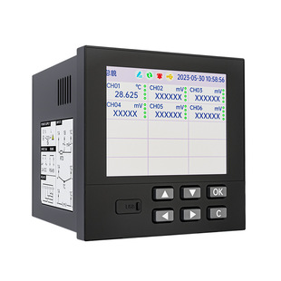 Mike paperless recorder industrial grade multi-channel current voltage pressure monitor data curve temperature inspection instrument
