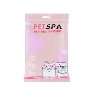 Pet Wash-free Gloves Cat Dog Disposable Cleaning Wipes Bacteriostatic Deodorant SPA Gloves Thickened Wipes