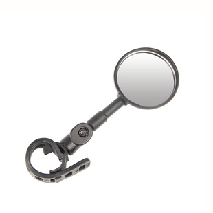 Electric bicycle bicycle rearview mirror universal wide-angle convex mirror rotating rearview mirror bicycle mountain bike reflector